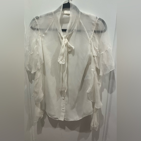 Chloe Frill sleeves blouse - Picture 9 of 10